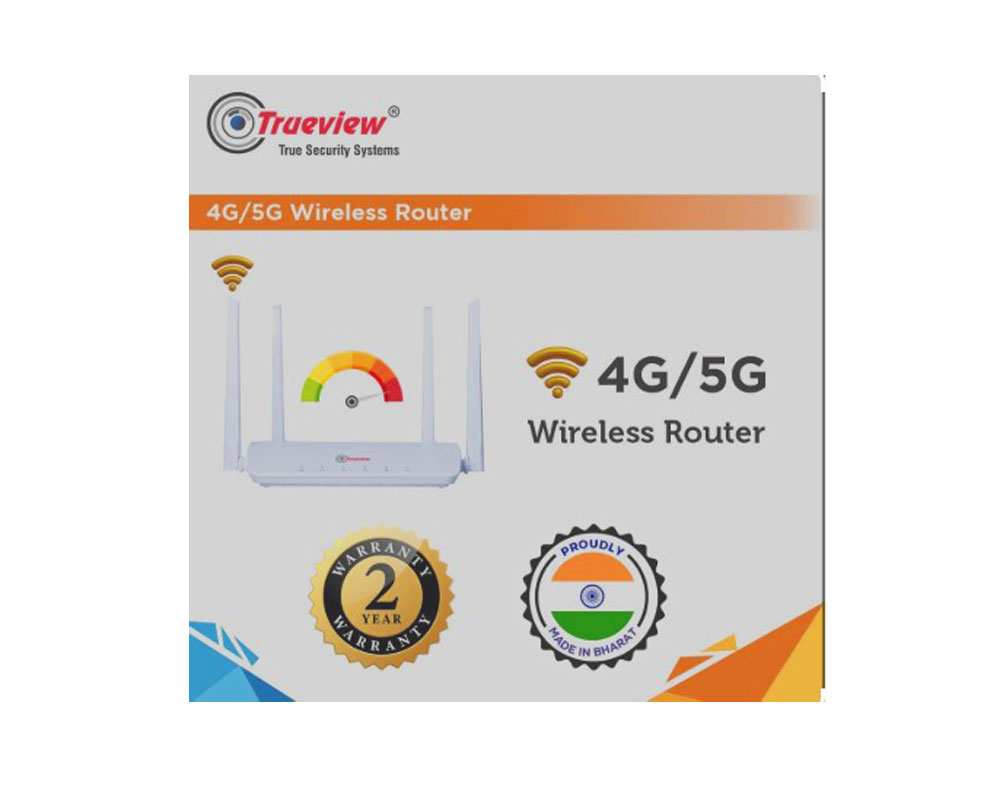 TRUEVIEW WIRELESS ROUTER 4G MOBILE SIM BASED ROUTER WITH FOUR ANTENNA ...